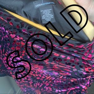 Moda International One Shoulder Dress